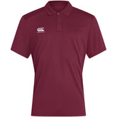 Canterbury Mens Club Dry Polo: Maroon