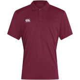 Canterbury Junior Club Dry Polo: Maroon