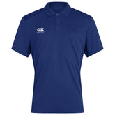Canterbury Mens Club Dry Polo: Royal Blue