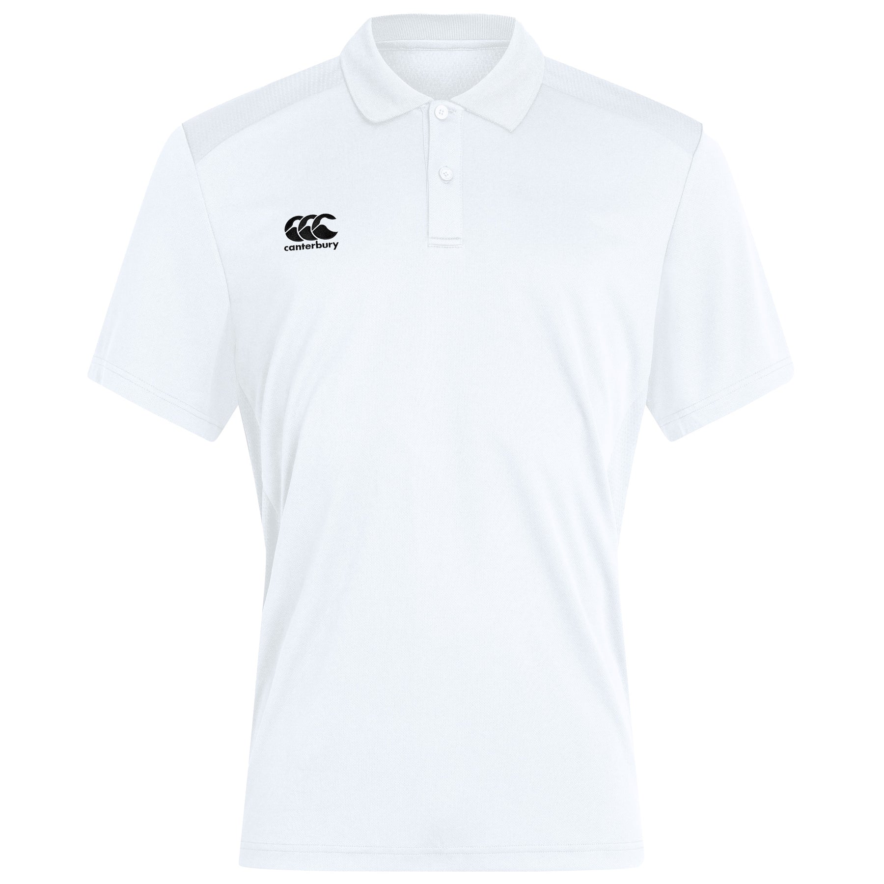Canterbury Mens Club Dry Polo: White