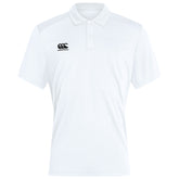 Canterbury Junior Club Dry Polo: White