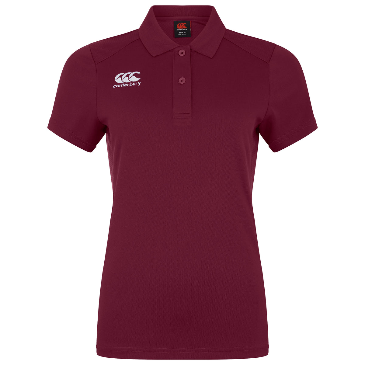 Canterbury Womens Club Dry Polo: Maroon