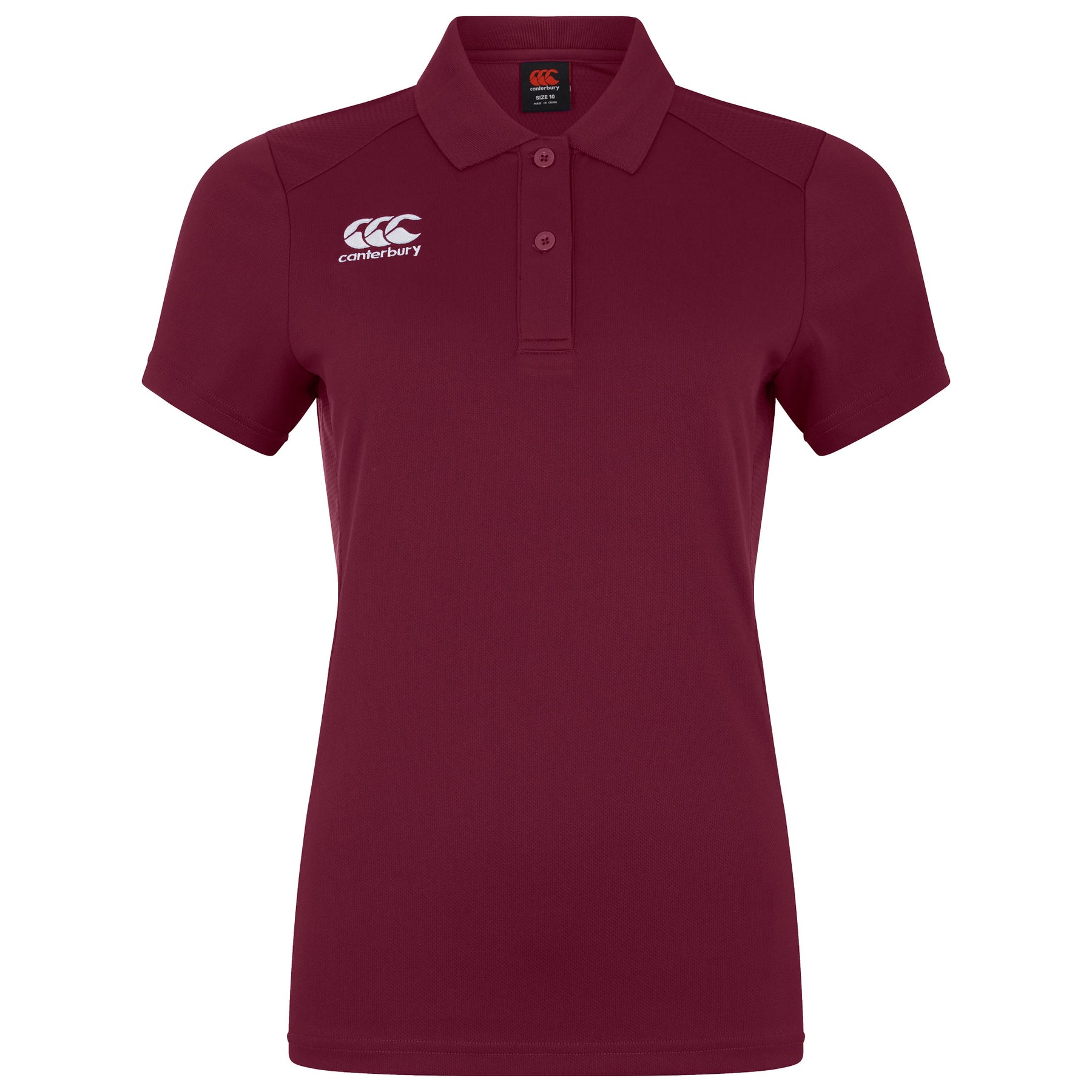 Canterbury Womens Club Dry Polo: Maroon