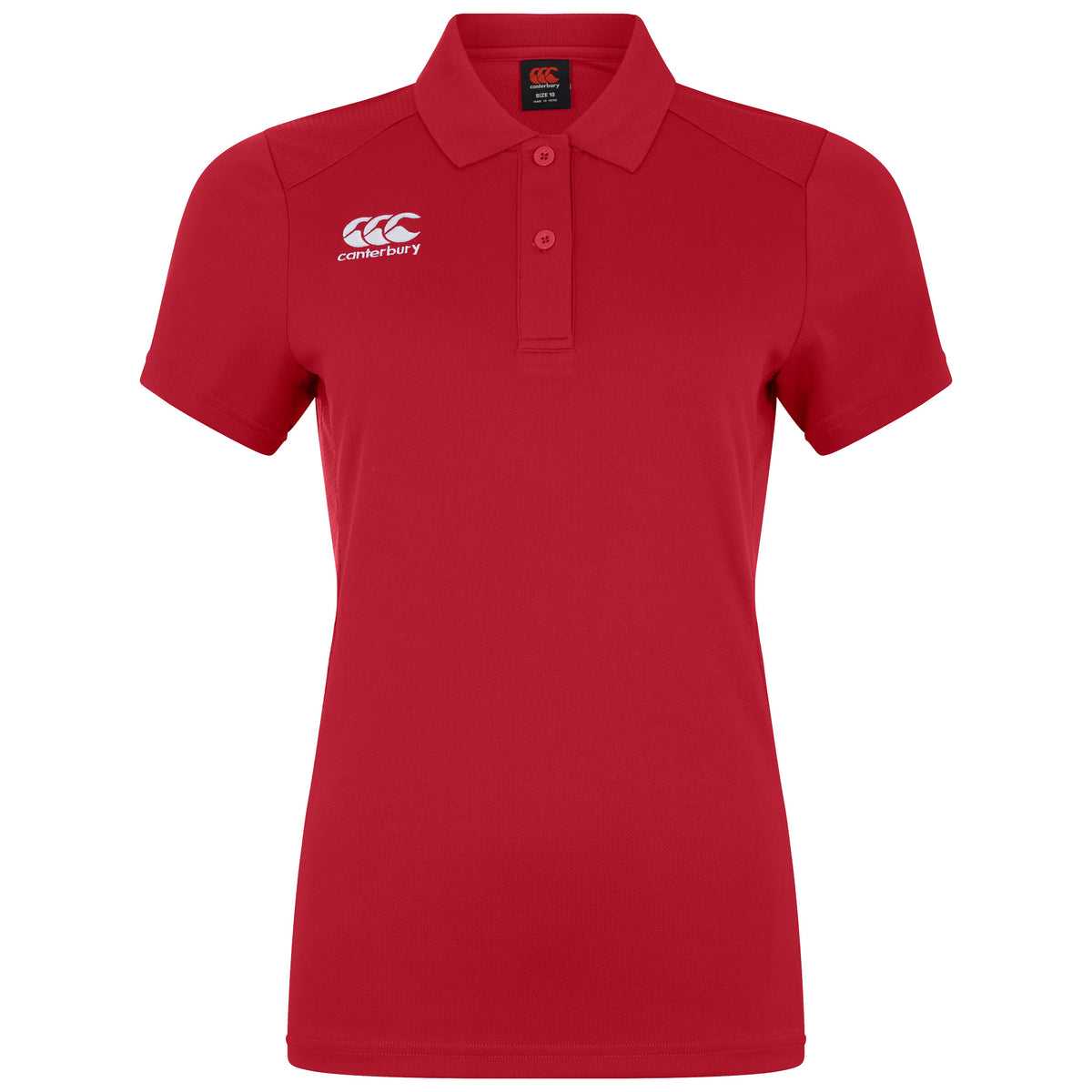 Canterbury Womens Club Dry Polo: Red