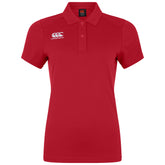 Canterbury Womens Club Dry Polo: Red