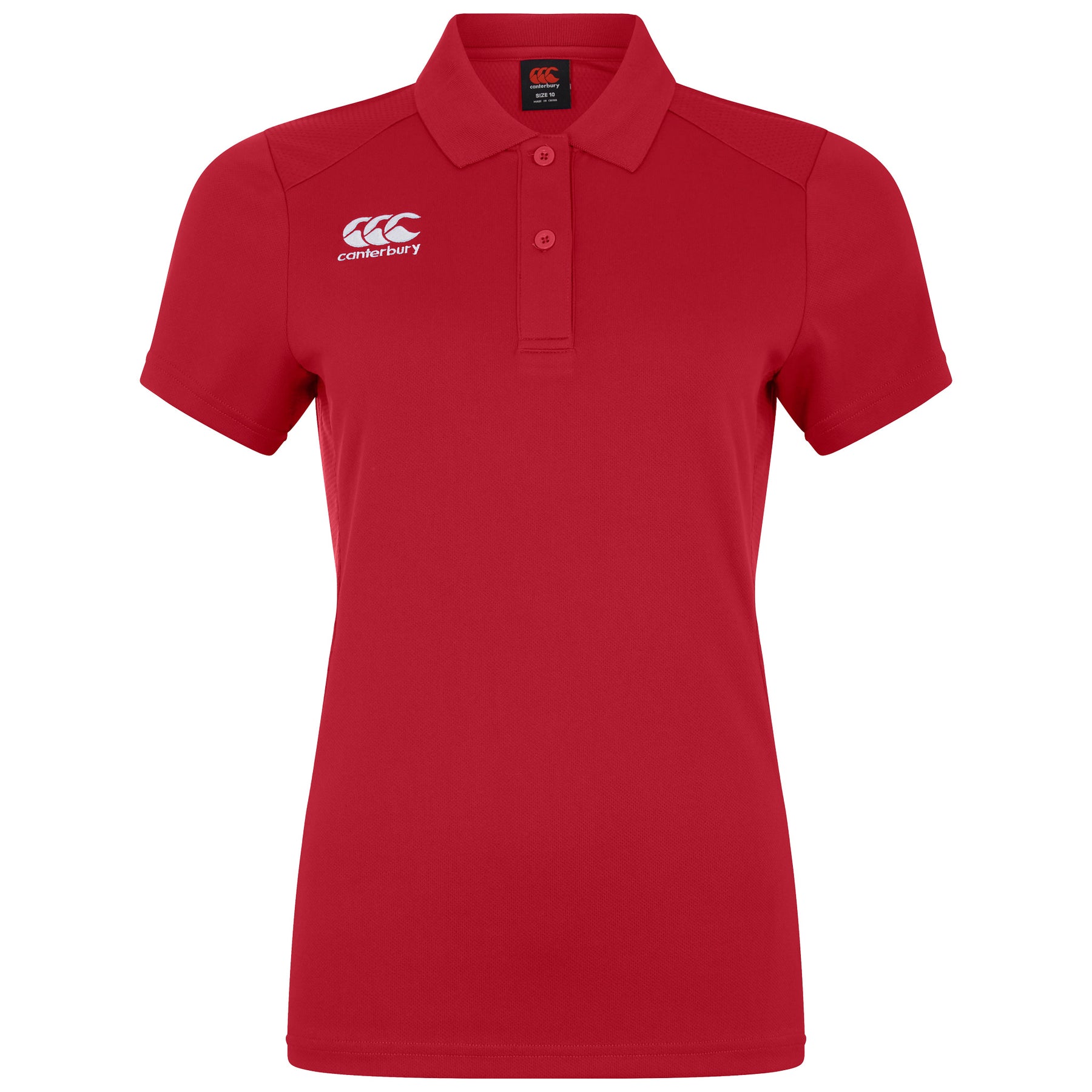 Canterbury Womens Club Dry Polo: Red
