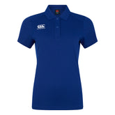 Canterbury Womens Club Dry Polo: Royal Blue