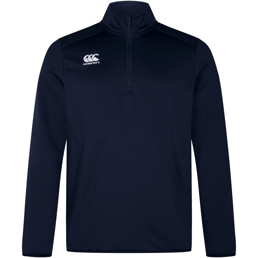 Canterbury Mens Club Quarter Zip Midlayer: Navy