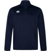 Canterbury Mens Club Qtr Zip Midlayer: Navy