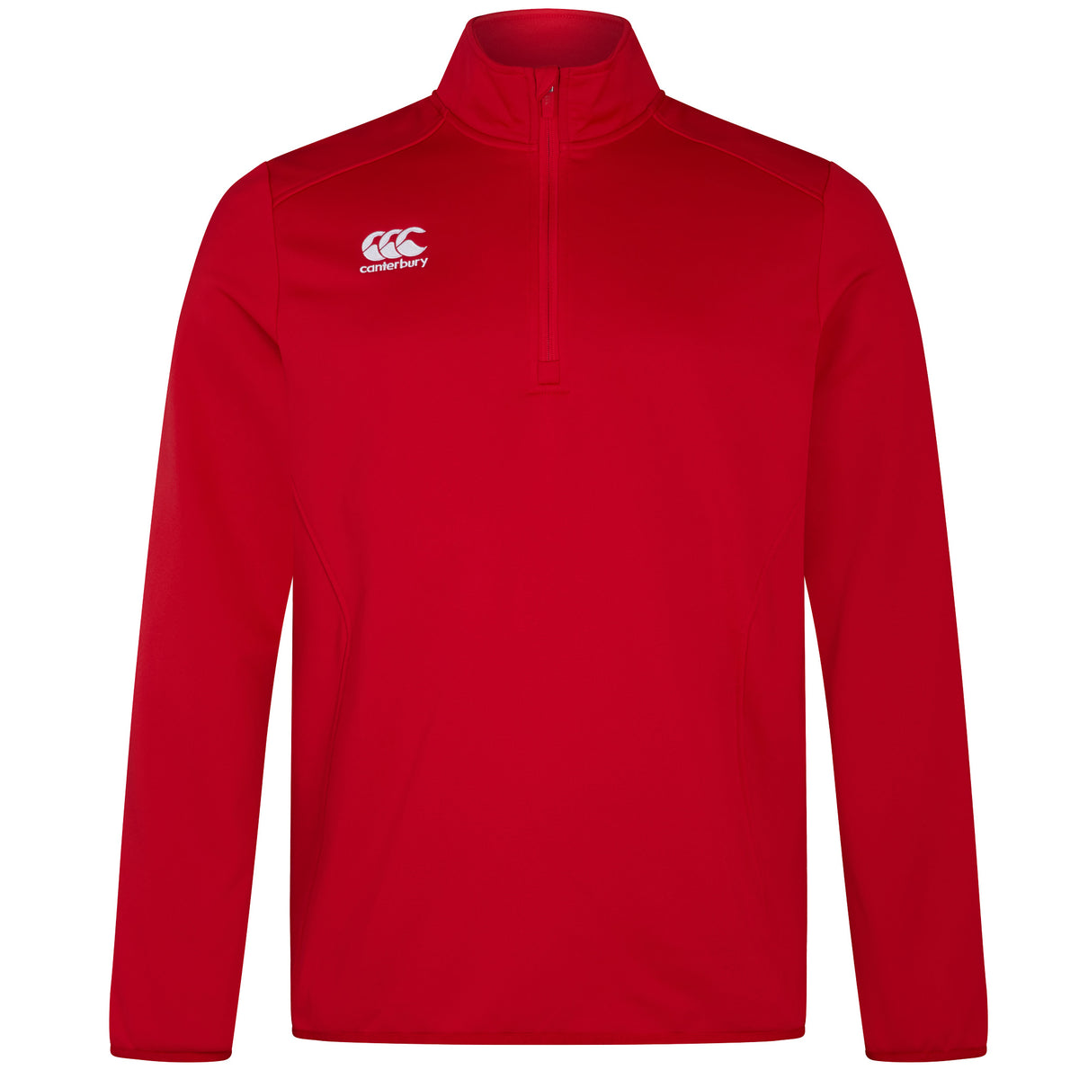 Canterbury Junior Club Qtr Zip Midlayer: Red