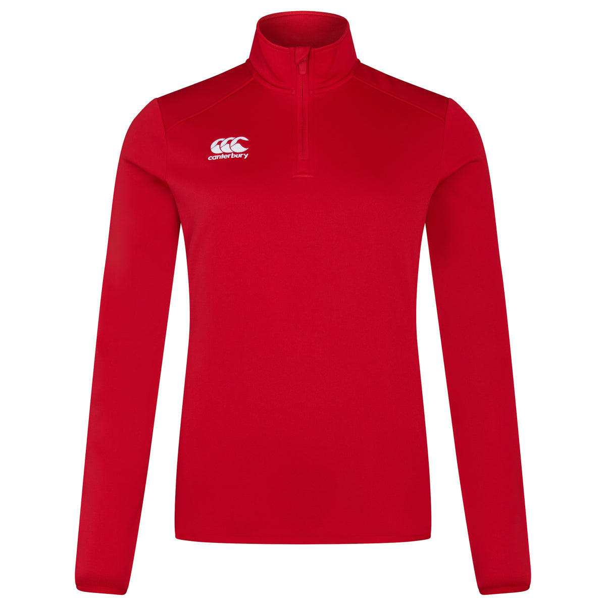 Canterbury Women's Club Qtr Zip Midlayer: Red