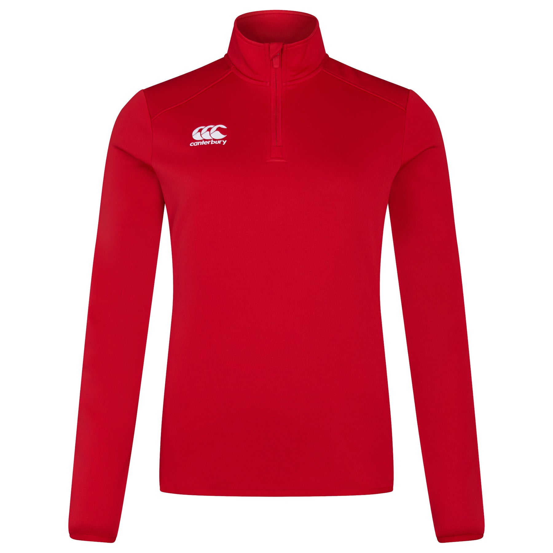 Canterbury Women's Club Qtr Zip Midlayer: Red