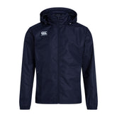 Canterbury Junior Club Vaposhield Full Zip Rain Jacket: Navy