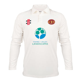 Cookham Dean CC Performance Shirt Long Sleeve: Ivory