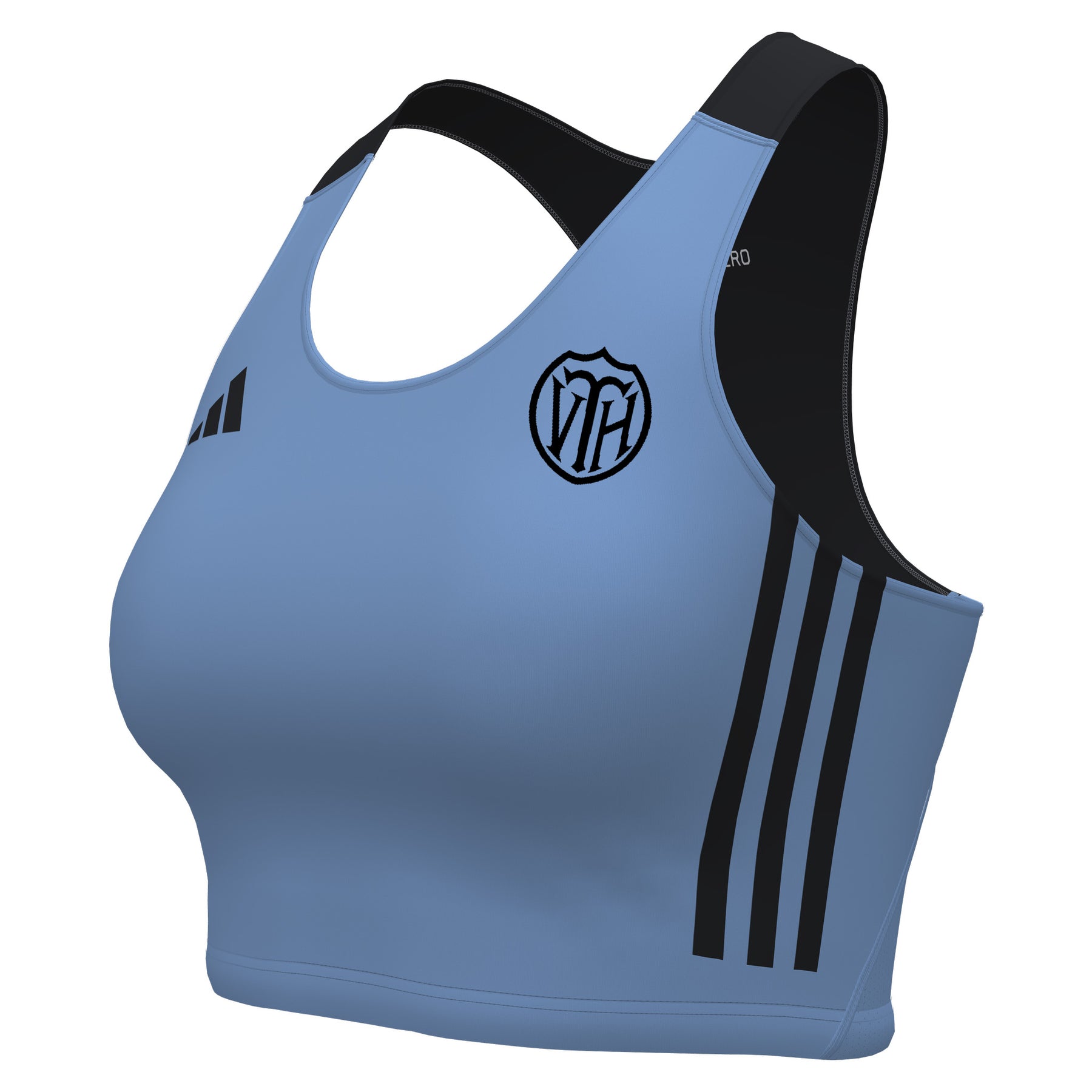 Thames Valley Harriers AC Adizero Running Essentials Womens Padded Crop Top