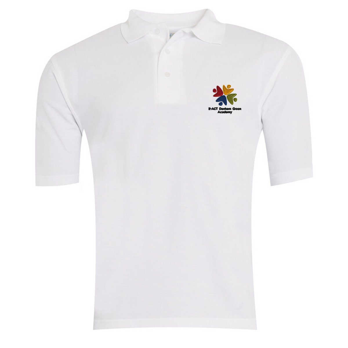 Denham Green School Polo: White