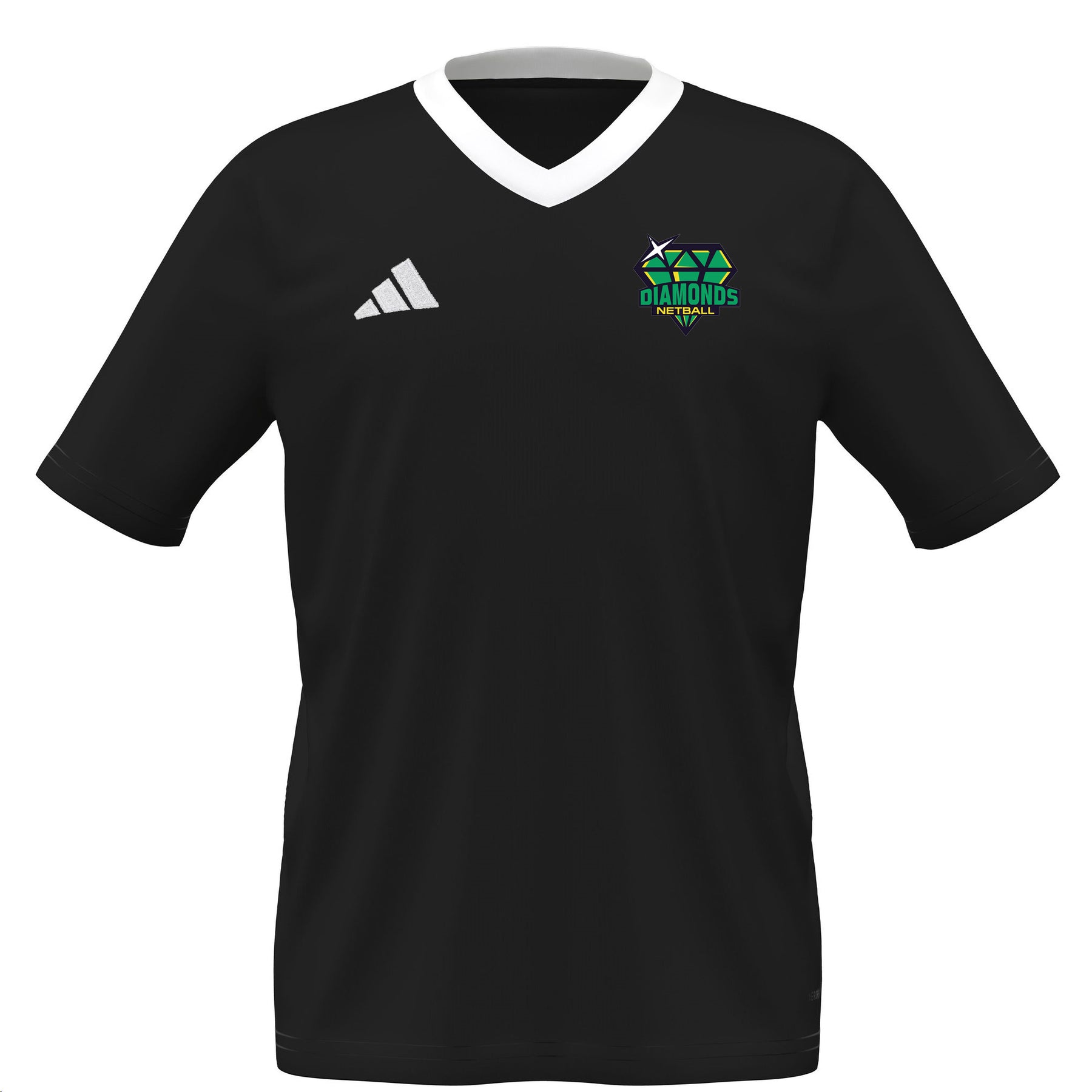 Diamonds Netball Junior Jersey: Black