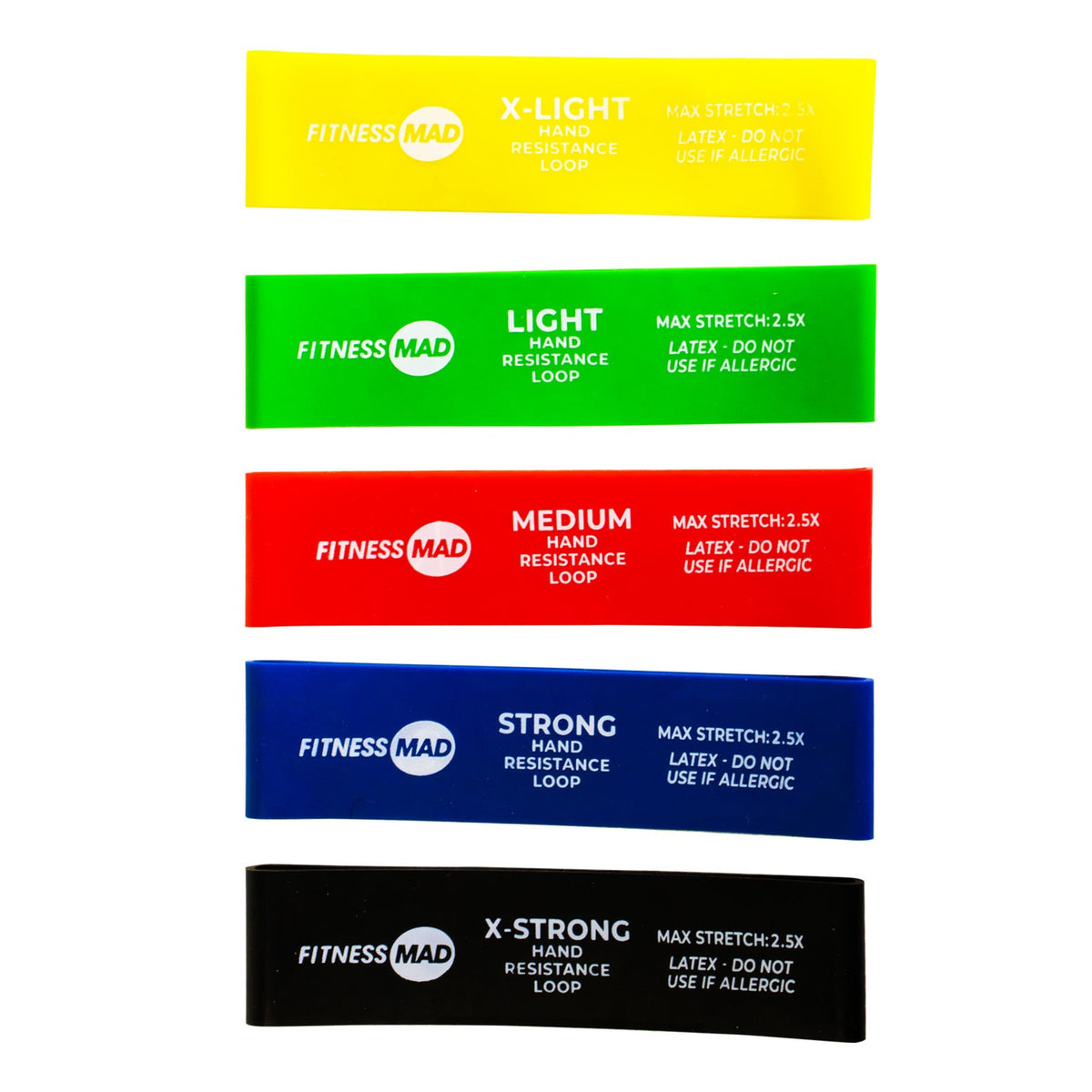 Power Resistance Loops - Set Of 5