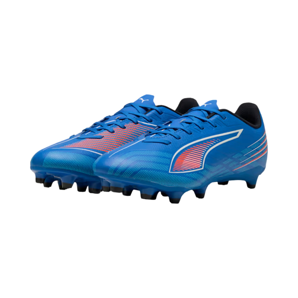 Puma Ultra 6 Play FG/AG Football Boots: Ultra Blue/Puma White/Glowing Red