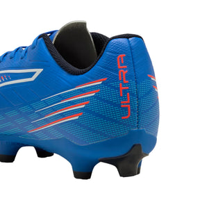 Puma Ultra 6 Play FG/AG Football Boots: Ultra Blue/Puma White/Glowing Red