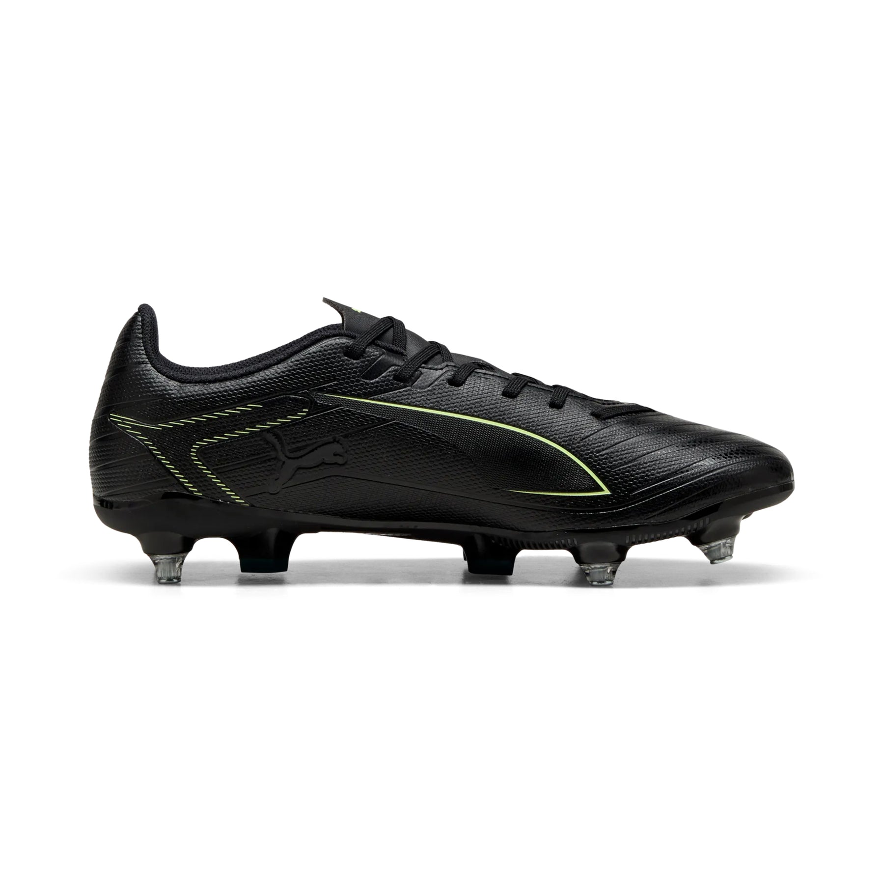 Puma Ultra 6 Play MXSG Football Boots: Puma Black/Fizzy Light/Green