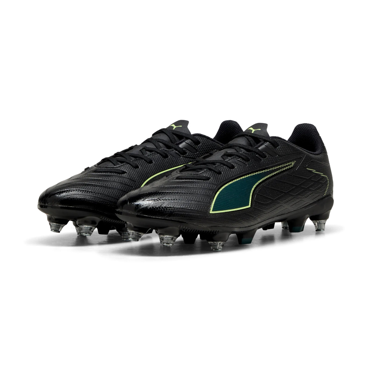 Puma Ultra 6 Play MXSG Football Boots: Puma Black/Fizzy Light/Green