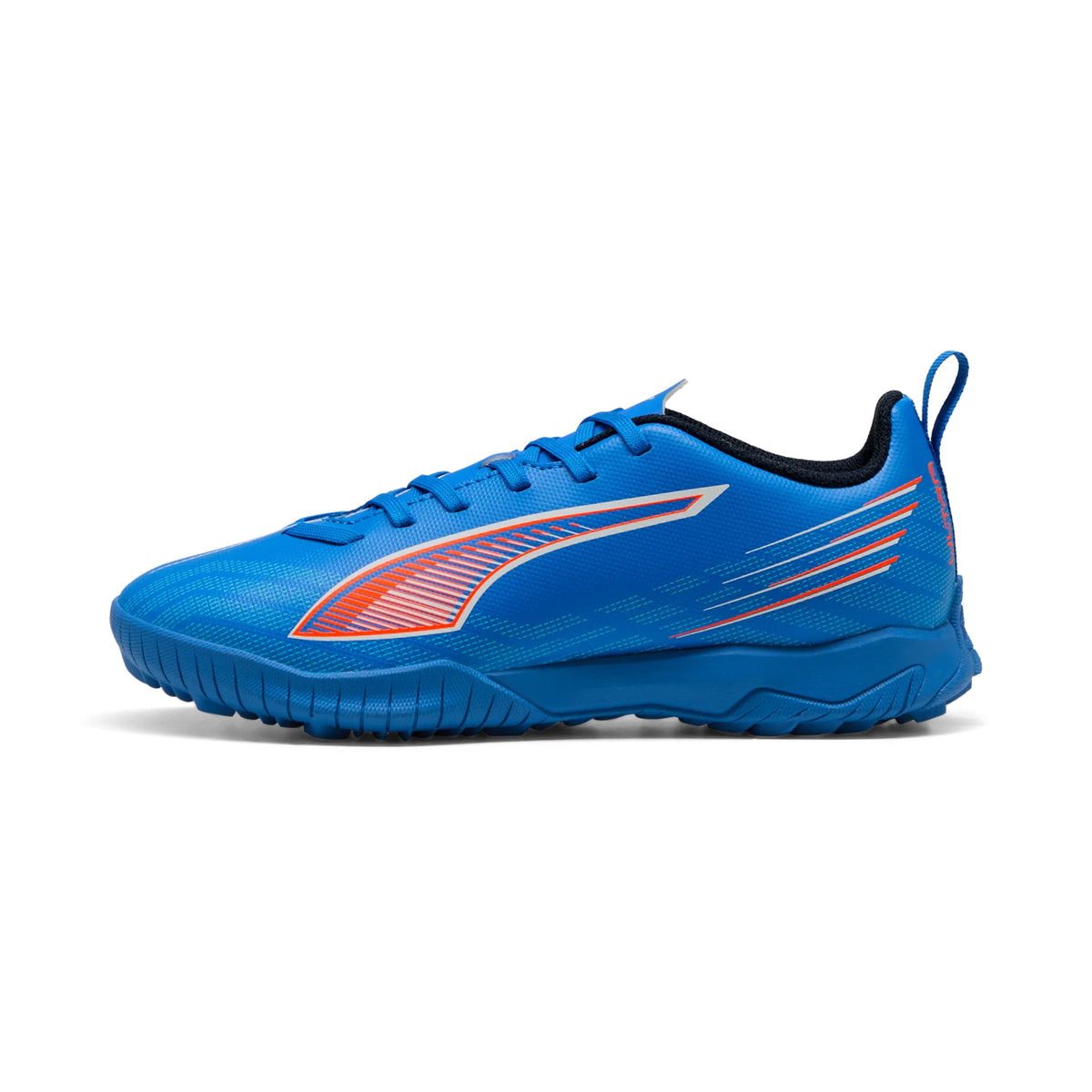 Puma Ultra 6 Play TT Junior Football Boots: Ultra Blue/White/Glowing Red