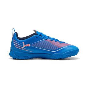 Puma Ultra 6 Play TT Junior Football Boots: Ultra Blue/White/Glowing Red