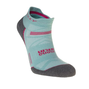 Hilly Supreme Socklet Med: Aquamarine/Grey Marl