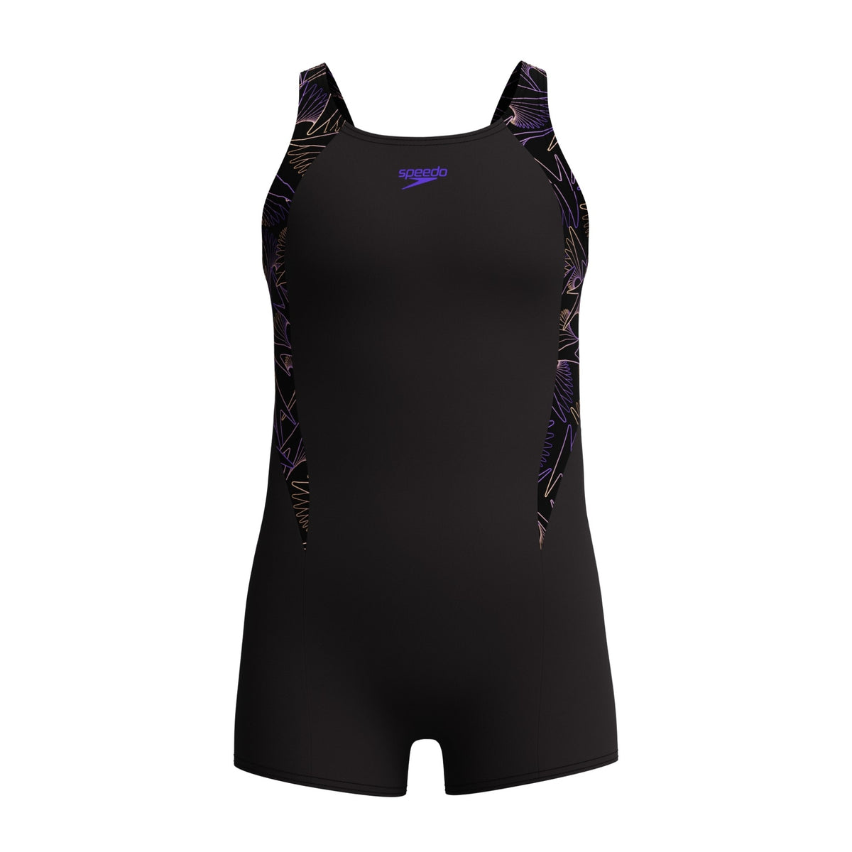 Speedo Girls Hyperboom Splice Legsuit: Orange