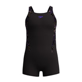 Speedo Girls Hyperboom Splice Legsuit: Orange
