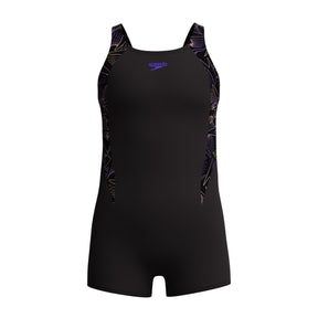 Speedo Girls Hyperboom Splice Legsuit: Orange