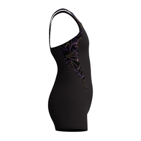Speedo Girls Hyperboom Splice Legsuit: Orange