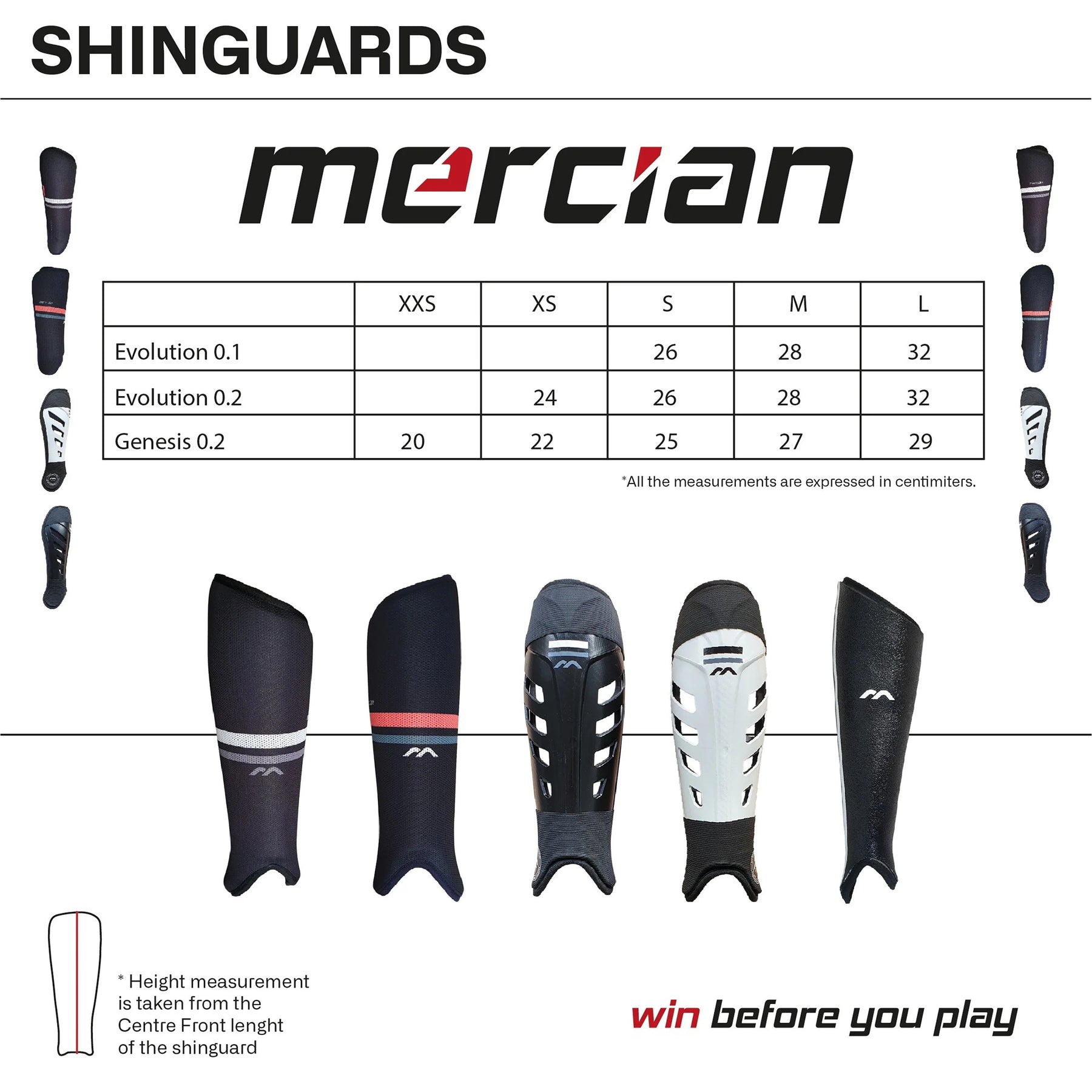 Mercian Genesis 1 Shinguards: Black