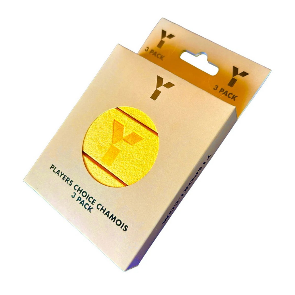 Y1 Players Choice Chamois 3 Pack - Yellow