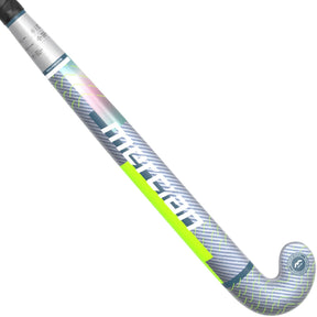 Mercian Evolution CKF85 Pro Hockey Stick: Silver Carbon/Lime