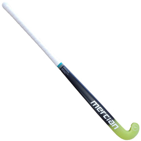 Mercian Genesis CF25 Low Indoor Hockey Stick Black/Lime  - 36.5L
