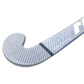 Mercian Evolution CKF65 Pro Hockey Stick: Silver Carbon/Royal