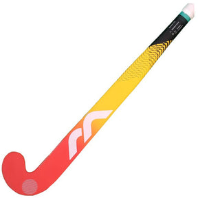 Mercian Genesis CF5 Pro Hockey Stick 2023: Red/Yellow