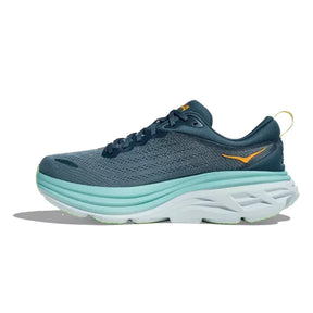 Hoka Bondi 8 Mens Running Shoes: Real Teal/Shadow