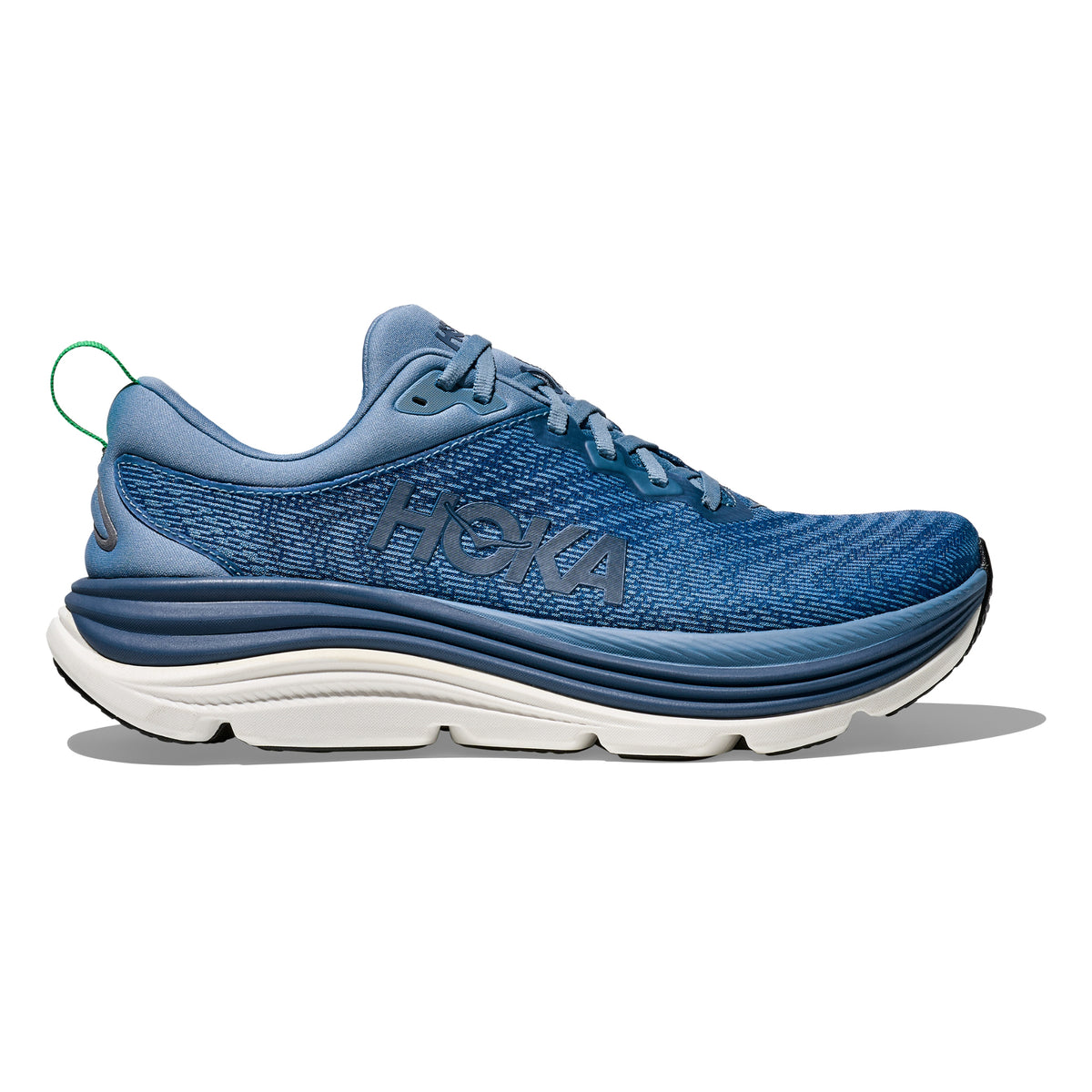 Hoka Gaviota 5 Mens Running Shoes: Downpour/Thunder Cloud