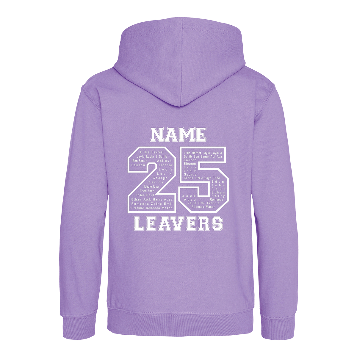 Holyport C of E Primary School Leavers Hoodie: Digital Lavender