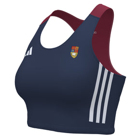Imperial College London AC Adizero Running Essentials Womens Padded Crop Top