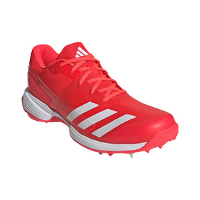 Adidas 22YDS Spike Adult Cricket Shoes: Lucid Red