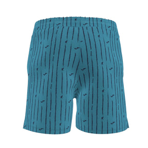 Joma Mens Bermuda Line Swim Shorts: Blue