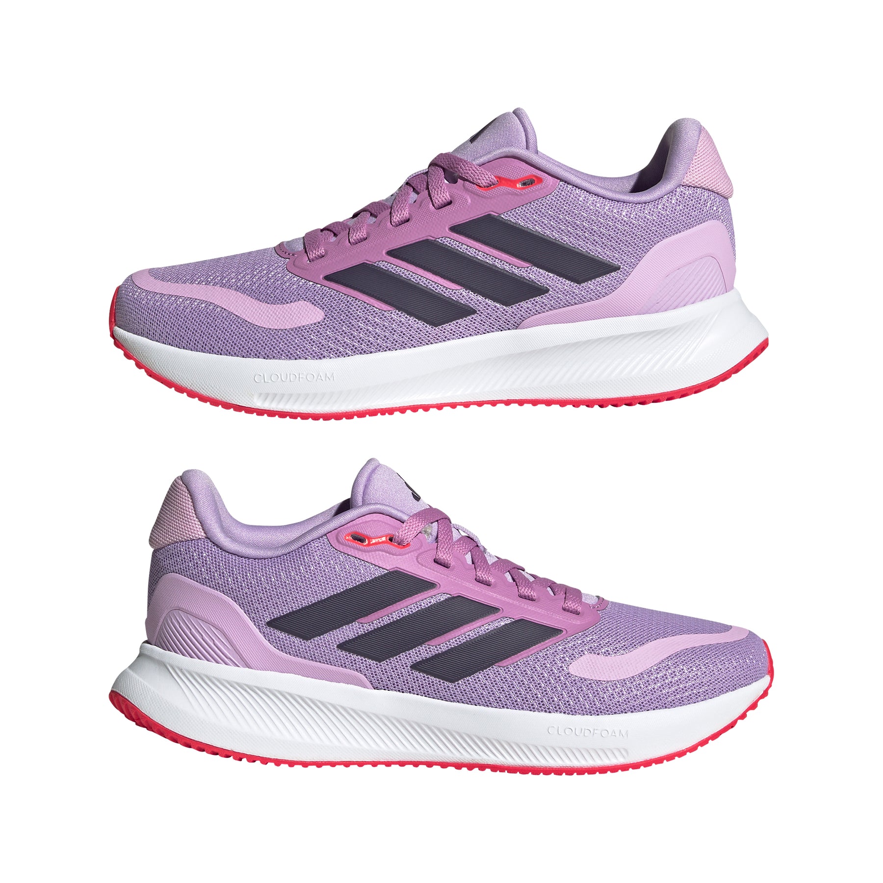 Adidas Runfalcon 5.0 Junior Running Shoes: Purple