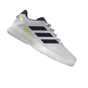 Adidas Ubersonic Kids Tennis Shoes: White/Plum