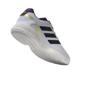Adidas Ubersonic Kids Tennis Shoes: White/Plum