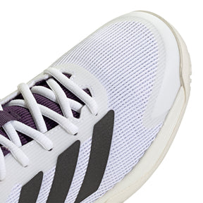 Adidas Ubersonic Kids Tennis Shoes: White/Plum