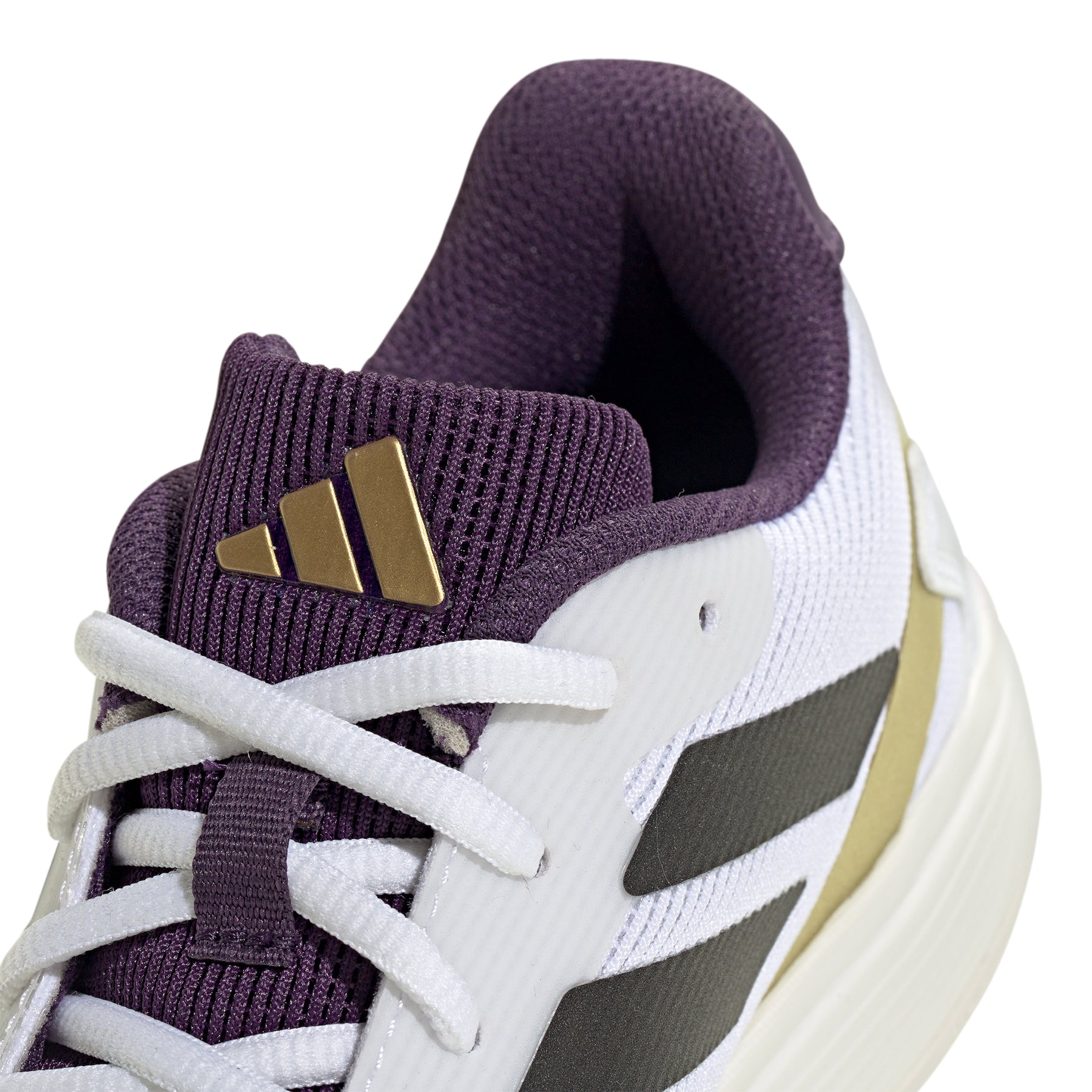 Adidas Ubersonic Kids Tennis Shoes: White/Plum